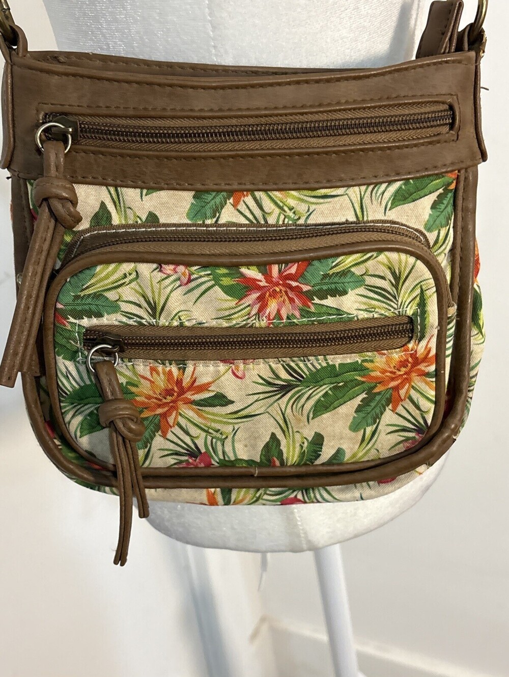 American Eagle Outfitters Crossbody Bag Y2K Style Floral Tropical